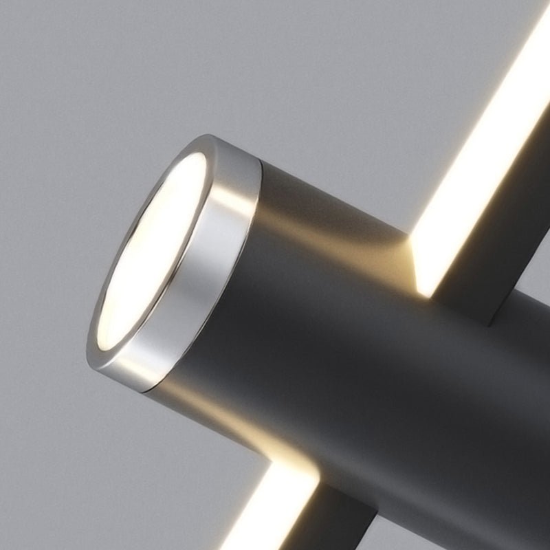 Sleek LED Linear Pendant Light Adjustable & Dimmable Modes