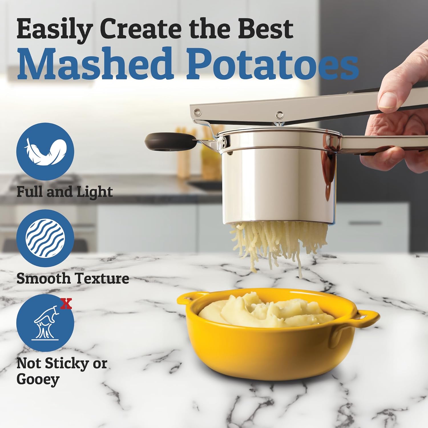 Kitchen Potato Masher Durable Tool for Easy Food Mashing