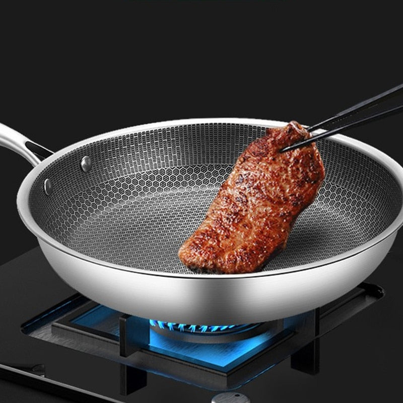 Non-Stick Frying Pan Even-Heat Energy-Saving Cookware