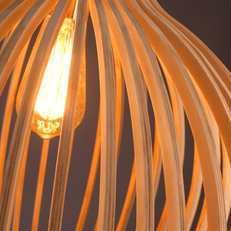 LinoVerde Handgemaakte Houten Hanglamp