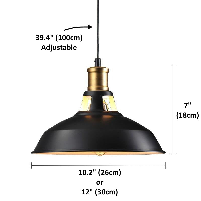 LumoPend Vintage Metalen Hanglamp