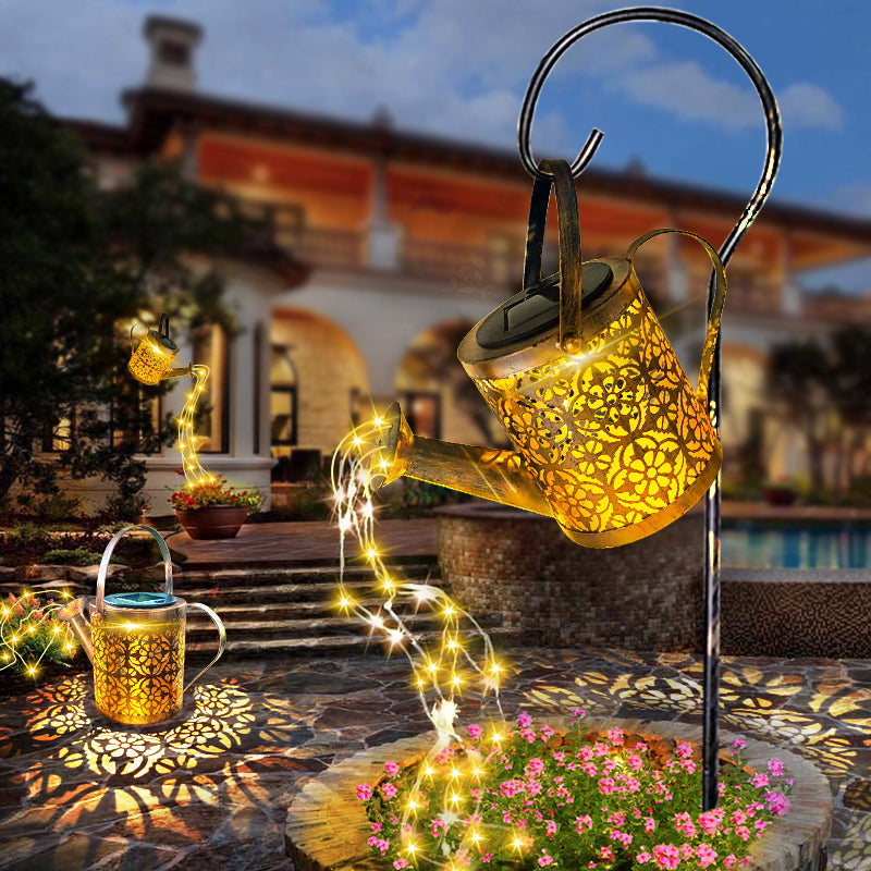 Solar-Powered Star Lantern Weather-Resistant Decorative Garden Lighting