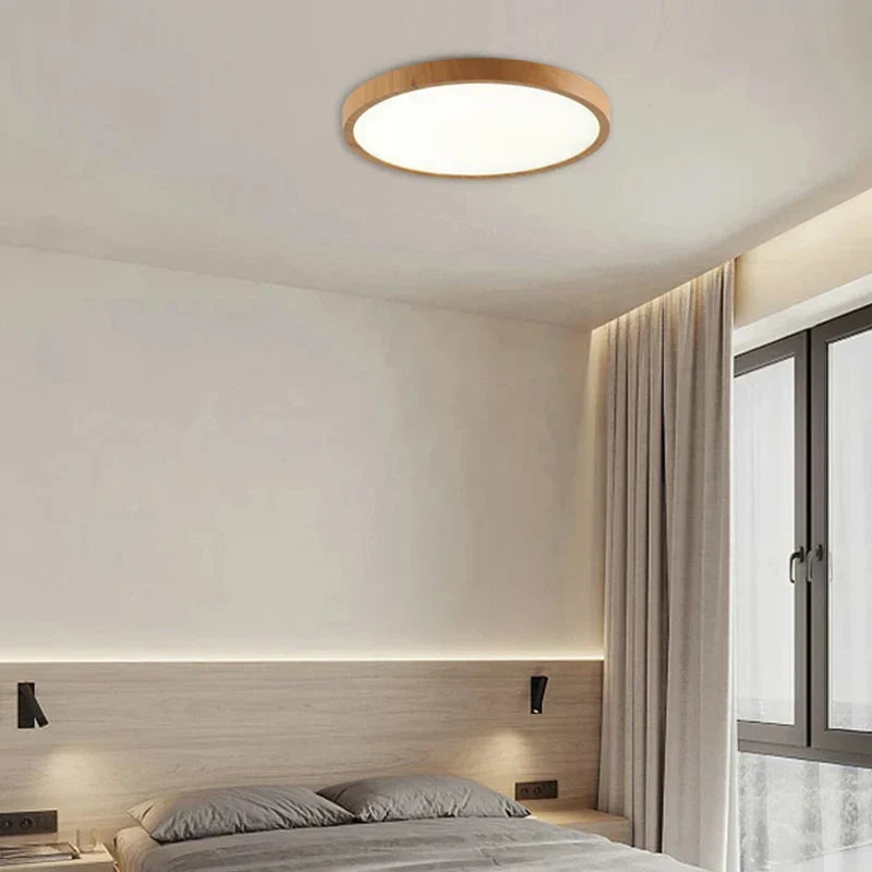 Ultra-slim Round LED Ceiling Light in Modern Dimmable Lamp with 3 Lighting Modes