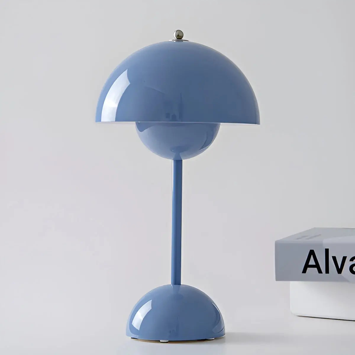 Bolora Portable Table Lamp with Semi-Circular Shade and Minimalist Design