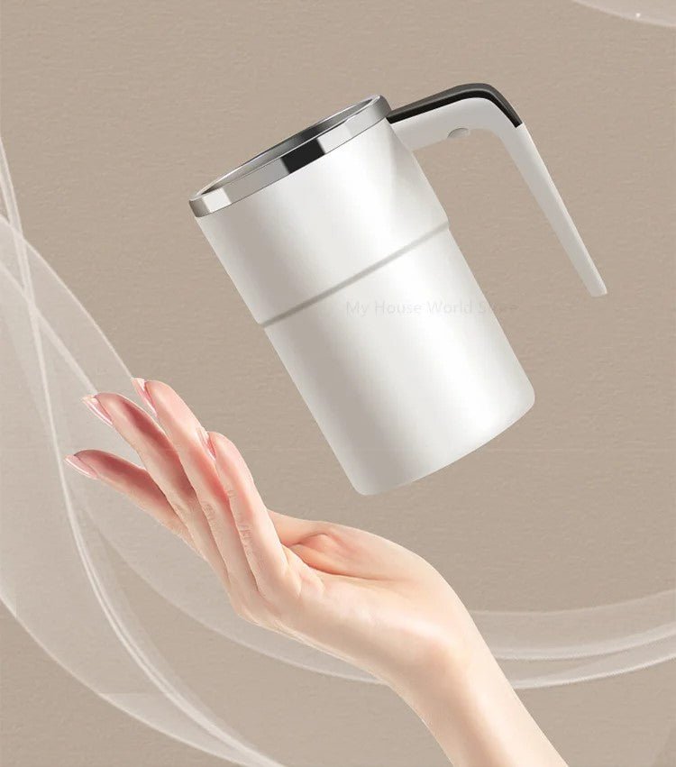 Electric Self-Stirring Coffee Cup Portable Rechargeable Mug with Temperature Display