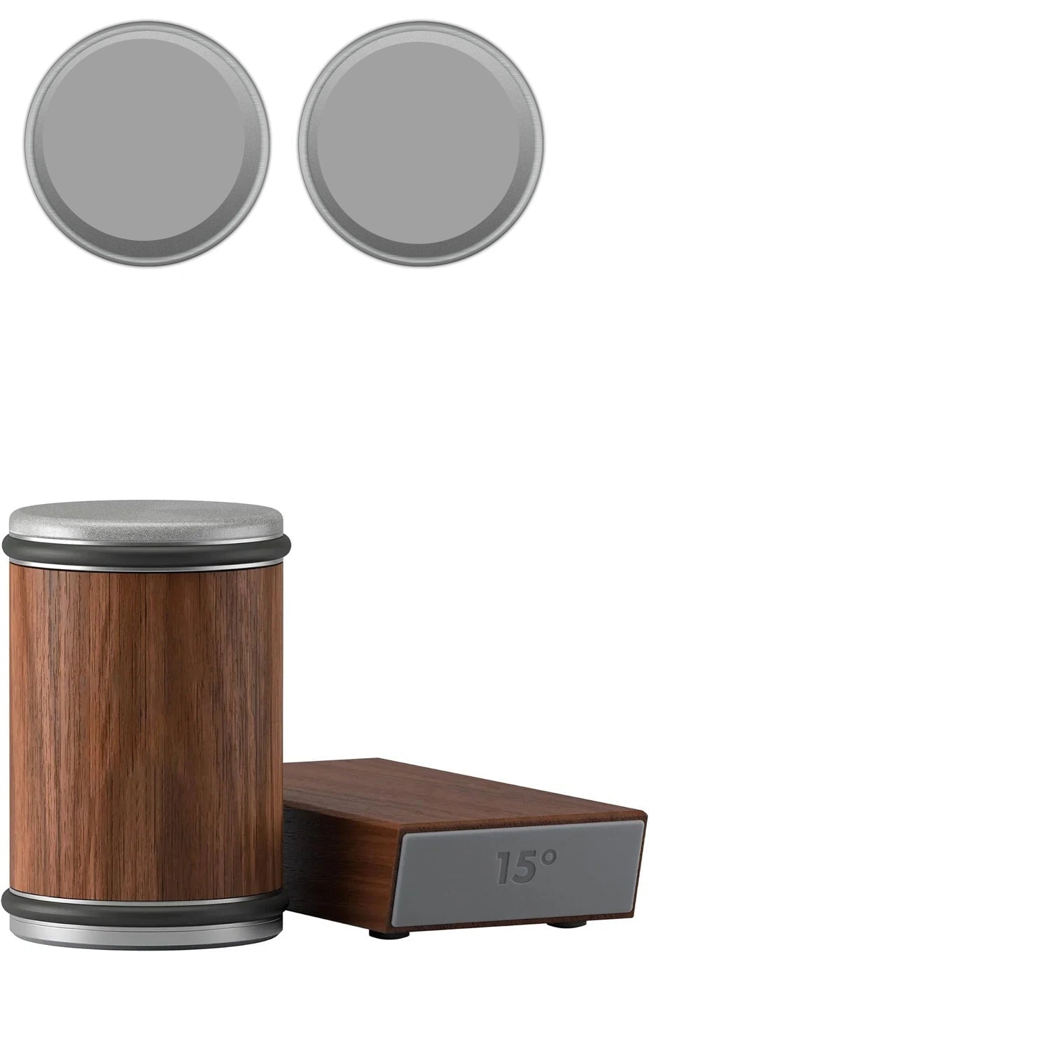 2-in-1 Rolling Knife Sharpener Dual-Angle Edge Tool with Magnetic Knife Holder