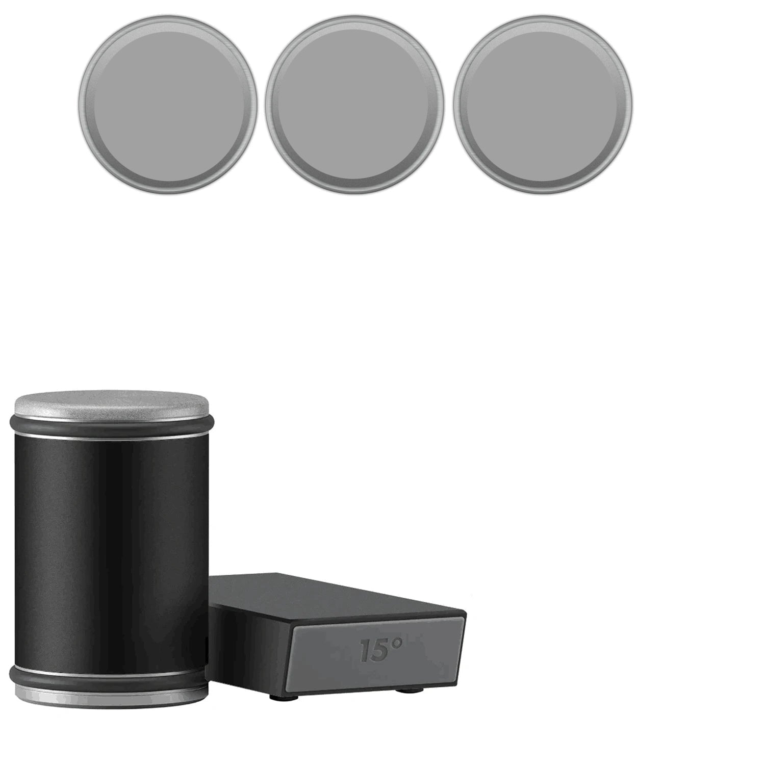 2-in-1 Rolling Knife Sharpener Dual-Angle Edge Tool with Magnetic Knife Holder