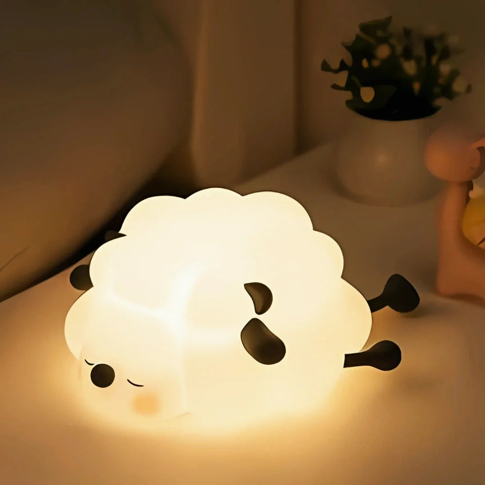 Tap Buddies Table Lamp Light Adorable Touch-Control Bedside Lamp