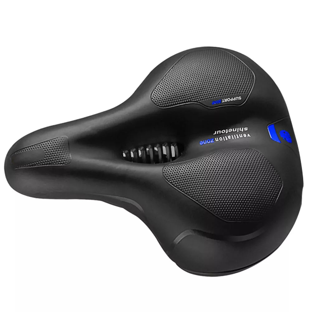Bicycle saddle with suspension