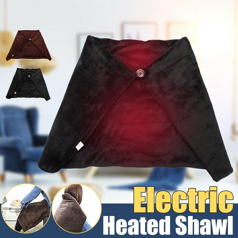 USB Heating Electric Blanket Shawl for Cozy Warmth Support Wrap