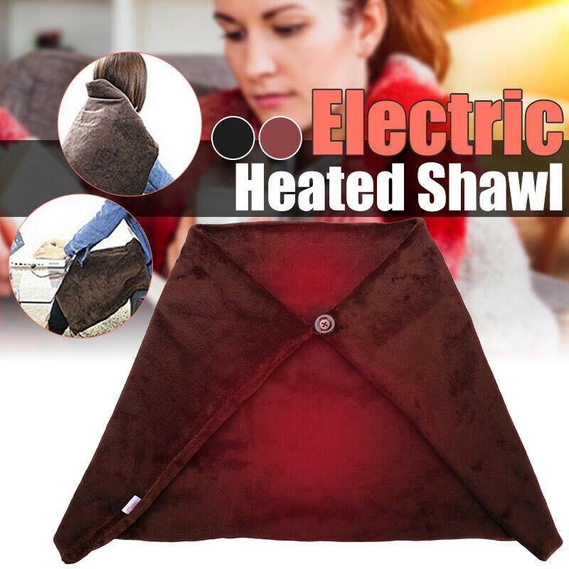 USB Heating Electric Blanket Shawl for Cozy Warmth Support Wrap