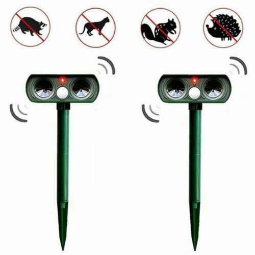 Infrared Solar Pest Repeller Smart Motion Sensor Animal Deterrent for Garden & Yard
