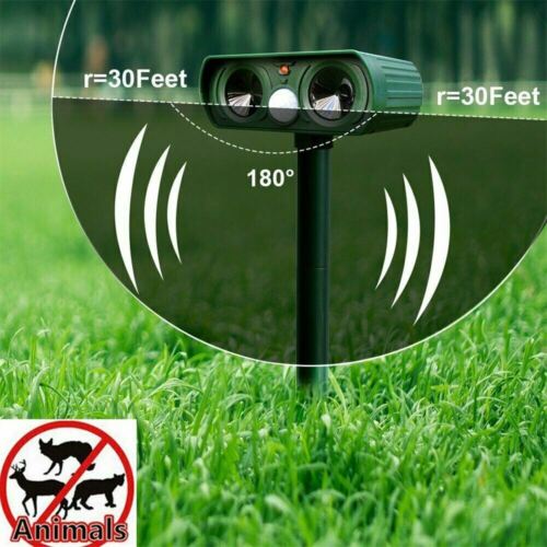 Infrared Solar Pest Repeller Smart Motion Sensor Animal Deterrent for Garden & Yard