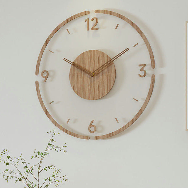 Wall Clock Scandinavian Minimalist Silent Design