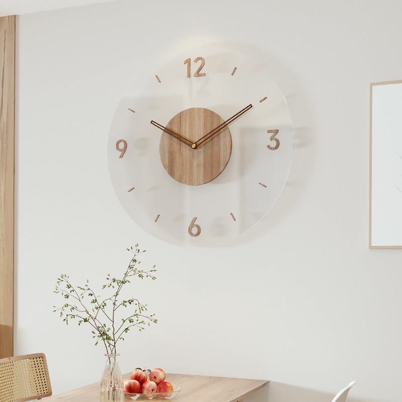 Wall Clock Scandinavian Minimalist Silent Design