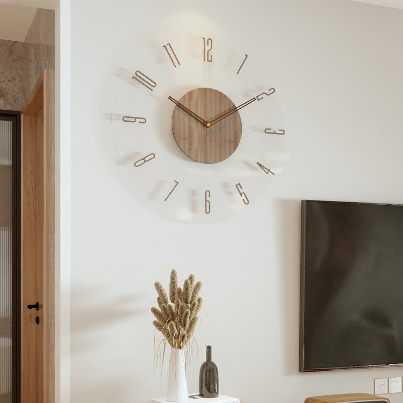 Wall Clock Scandinavian Minimalist Silent Design
