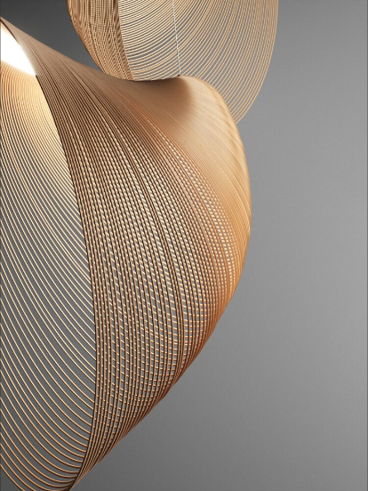 LinoWave Hanglamp van Modern Gevlochten Licht