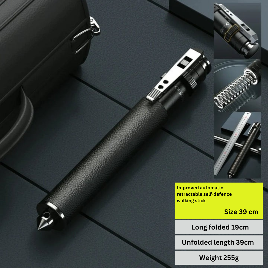 Adjustable Telescopic Walking Stick Compact Hiking and Trekking Support