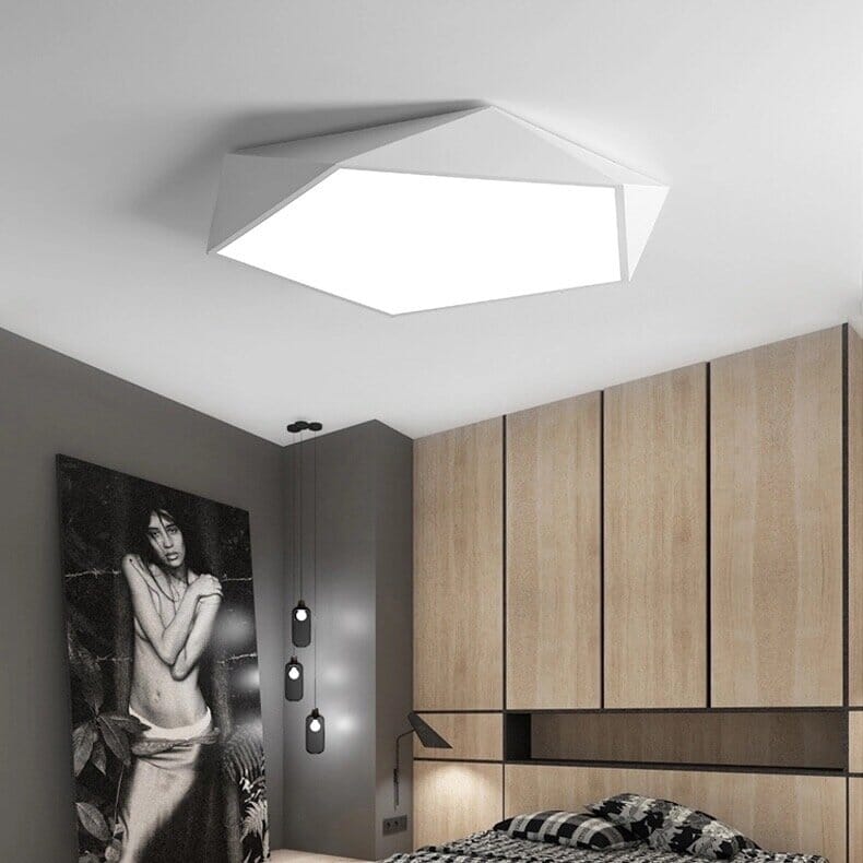 Sky Door Ceiling Light Contemporary Flush Mount with Remote Control