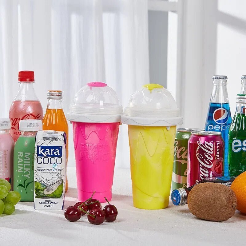 Freeze and Squeeze Slushie Cup Reusable Frozen Drink Maker