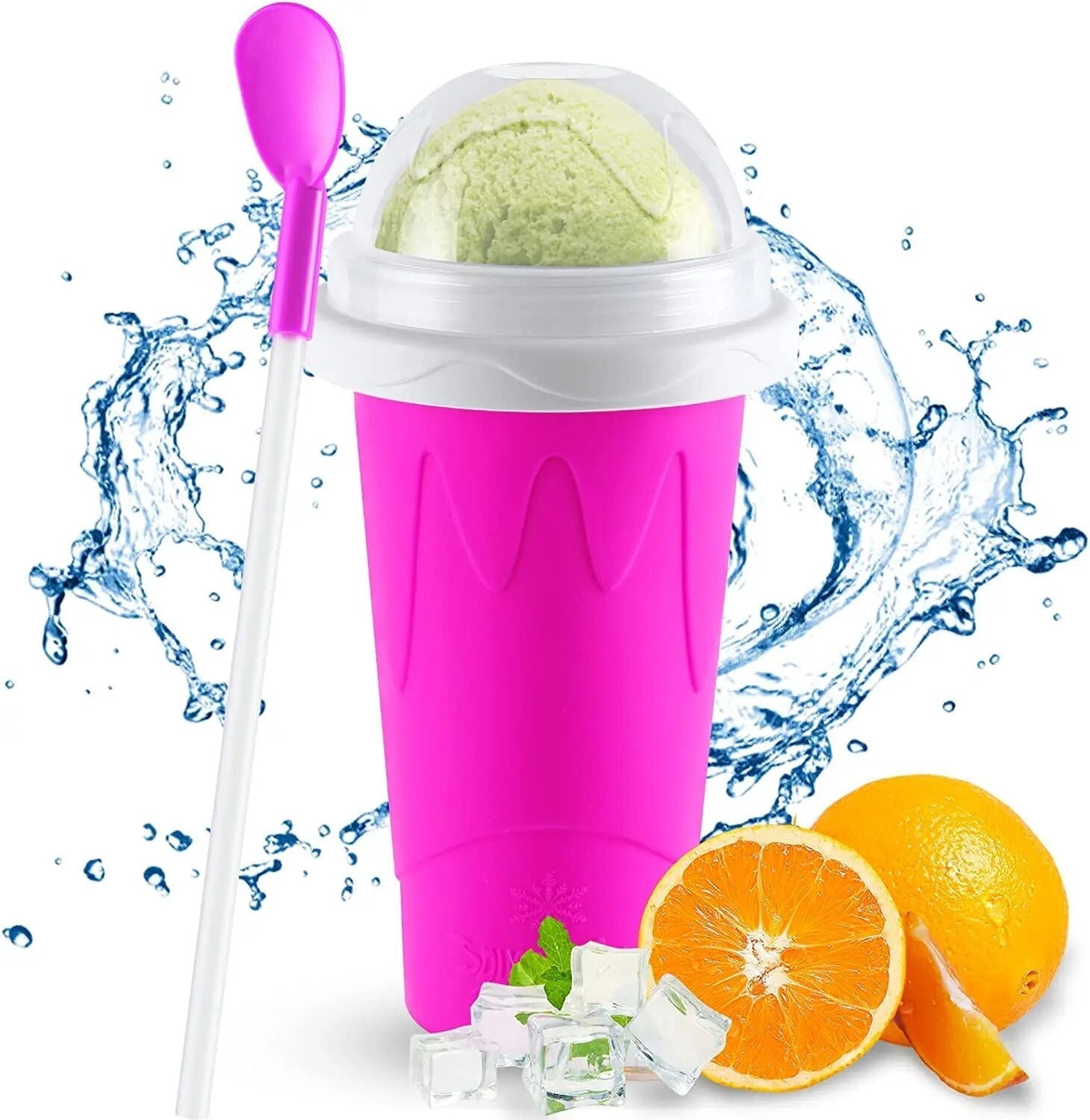 Freeze and Squeeze Slushie Cup Reusable Frozen Drink Maker