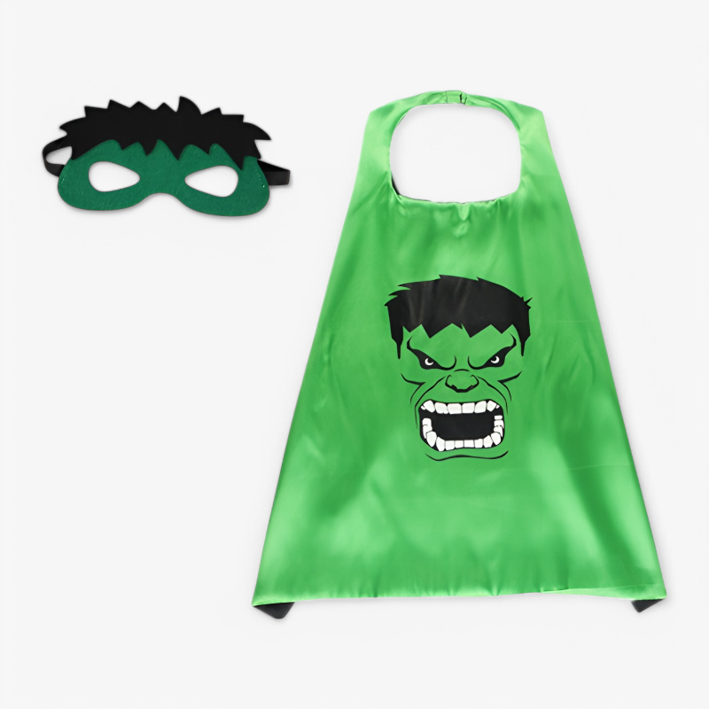 Kids Hero Dress Up Set Cape and Mask Costume
