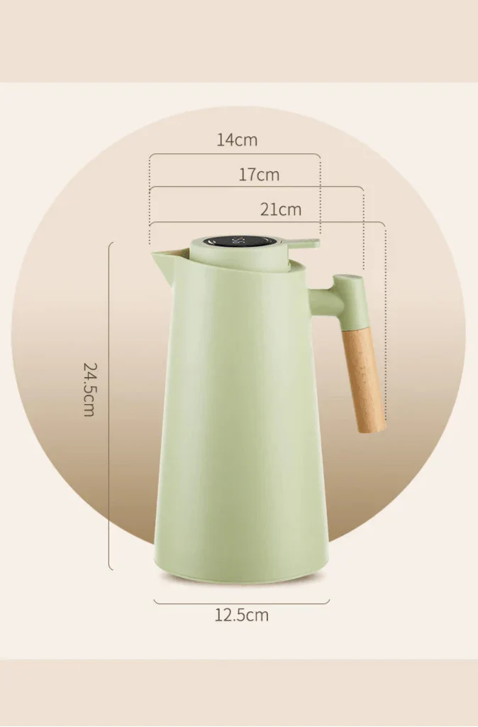 Insulated Vacuum Jug with Digital Temperature Display – Hot & Cold Carafe