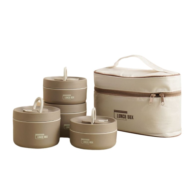 Leak-Proof Thermal Food Container with Carry Bag