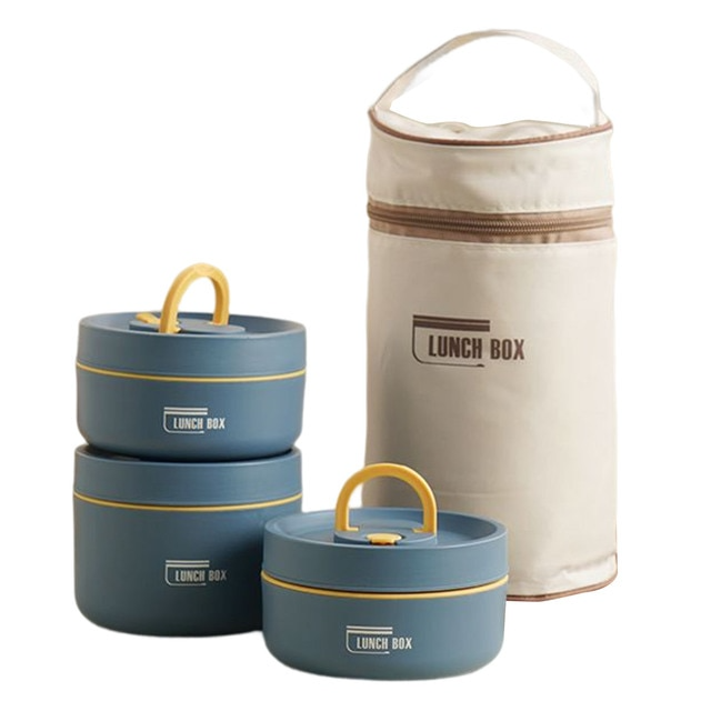 Leak-Proof Thermal Food Container with Carry Bag
