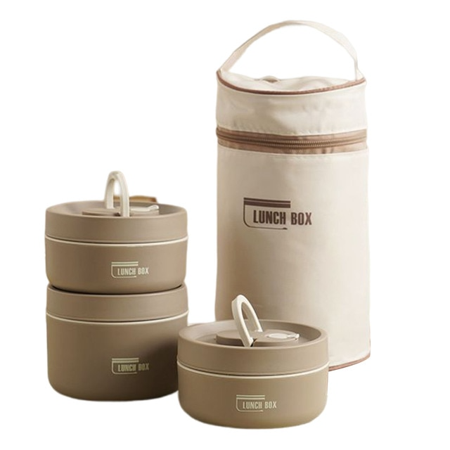 Leak-Proof Thermal Food Container with Carry Bag