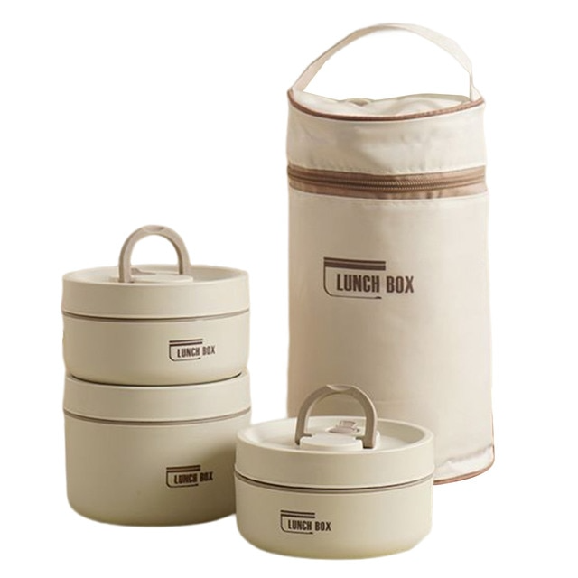 Leak-Proof Thermal Food Container with Carry Bag
