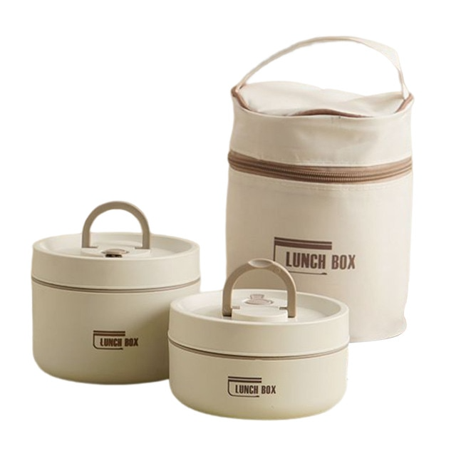 Leak-Proof Thermal Food Container with Carry Bag
