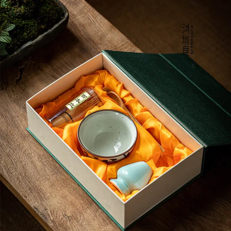 Traditional Matcha Gift Set Complete Tea Ceremony Collection