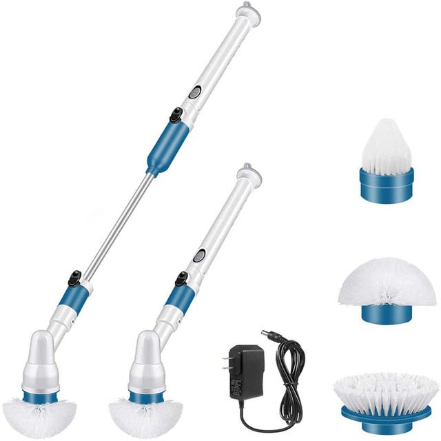 Turbo Clean Cordless Scrubber Set Adjustable Electric Brush for Home Cleaning