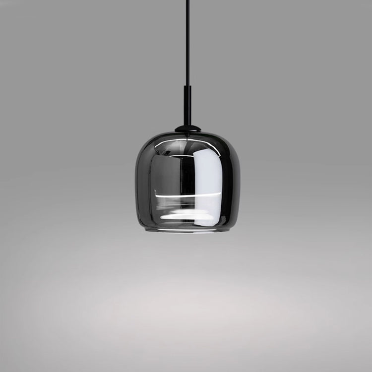 Pendant Light with Elegant Black Glass for Stylish Lighting Accents