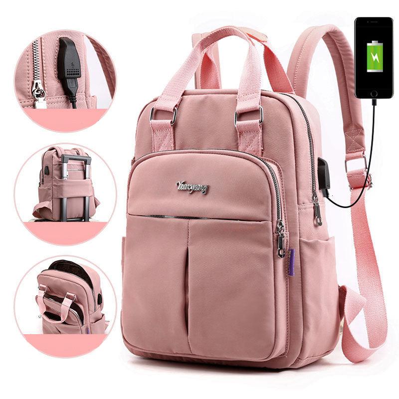 Smart Anti-Theft USB Charging Backpack – Multi-Pocket Travel Design