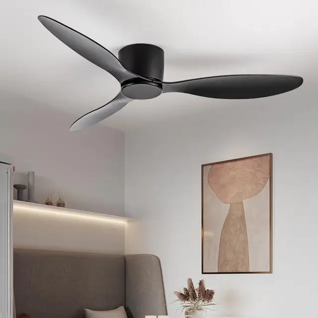 BrisaLuz Witte Houten Plafondventilator met Verlichting