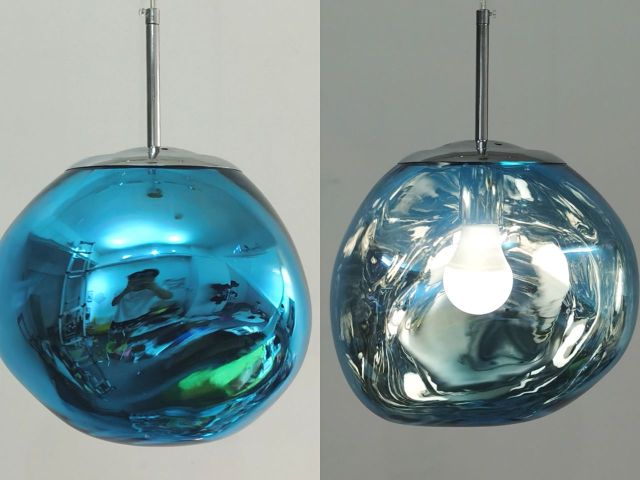 Lavelle Hanglamp met Glanzend Lava-effect