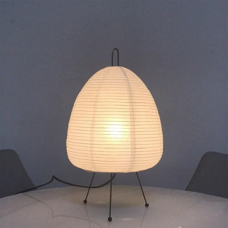 LED Japanese Rice Paper Table Lamp