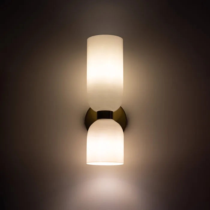 Elegante LED-wandlamp met dubbele bol