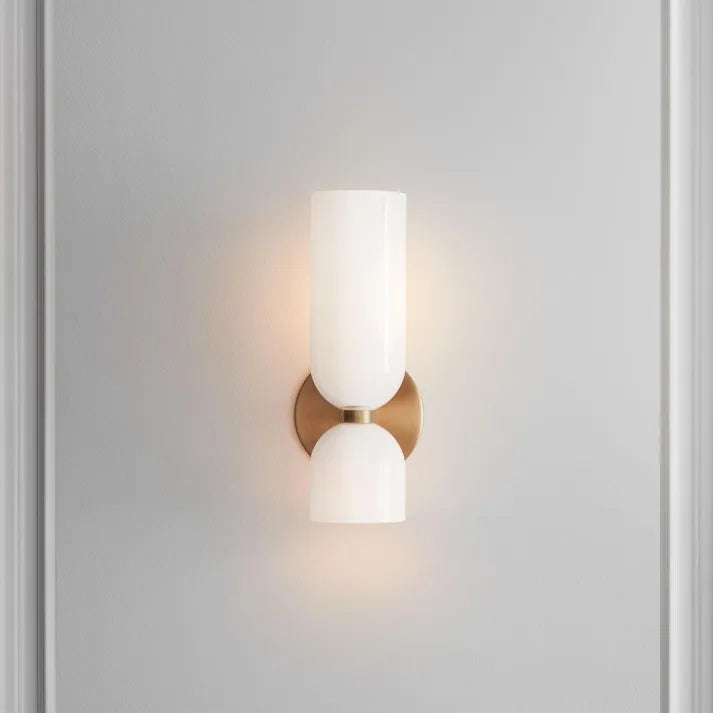 Elegante LED-wandlamp met dubbele bol