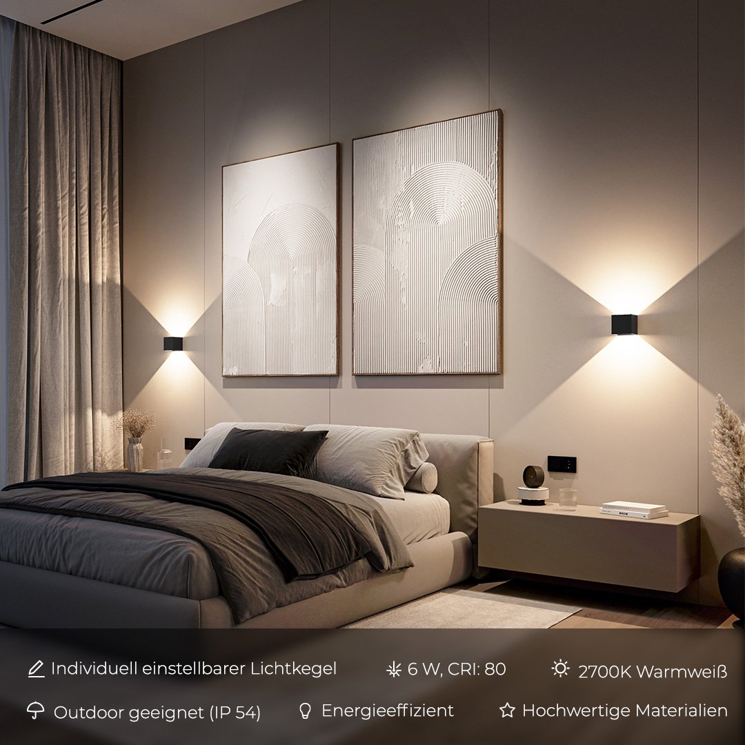 XenoFlex minimalist LED wall lamp