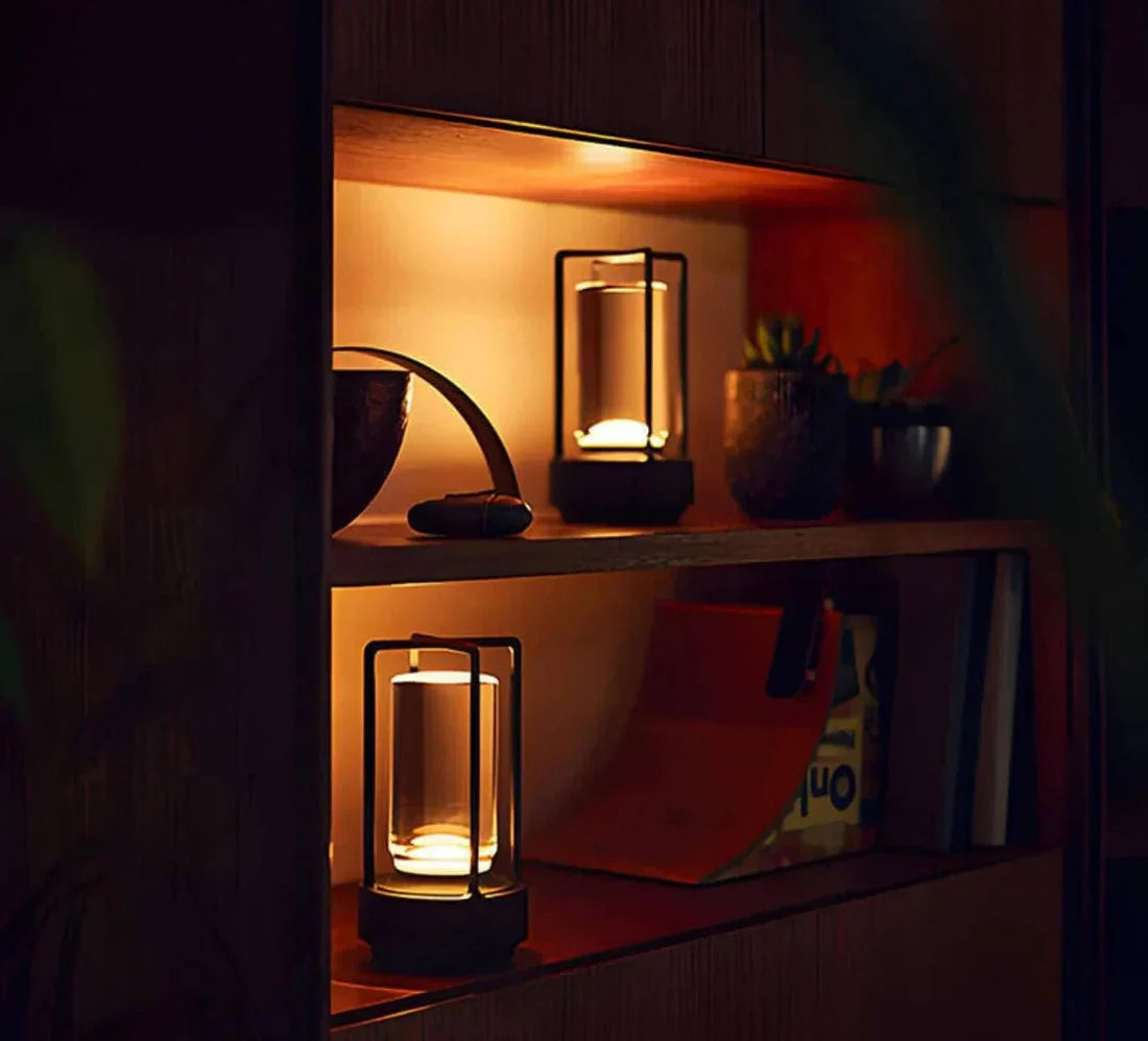 Portable LED Crystal Effect Lamp Waterproof Rechargeable Lighting