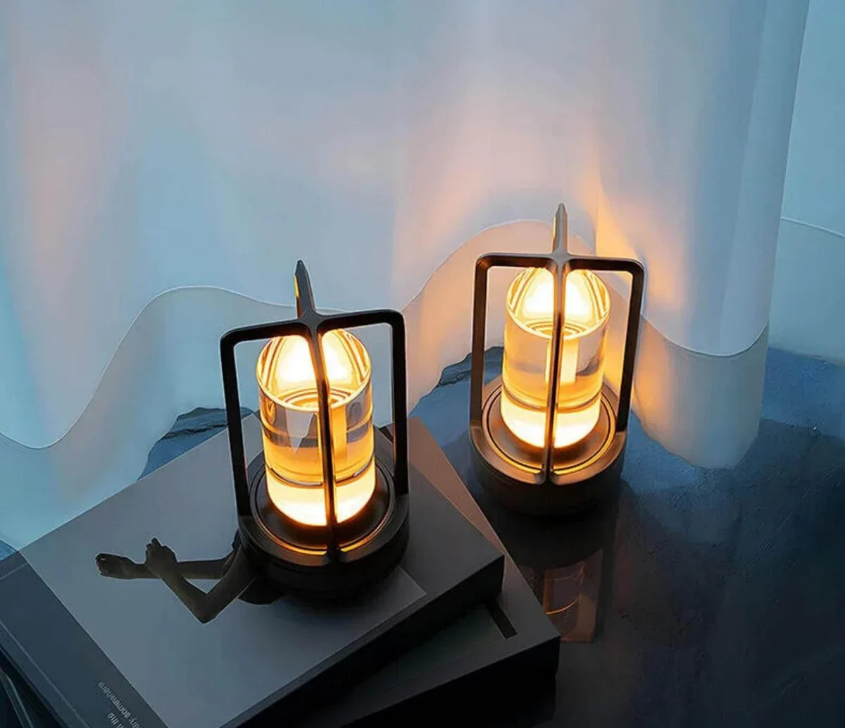 Portable LED Crystal Effect Lamp Waterproof Rechargeable Lighting