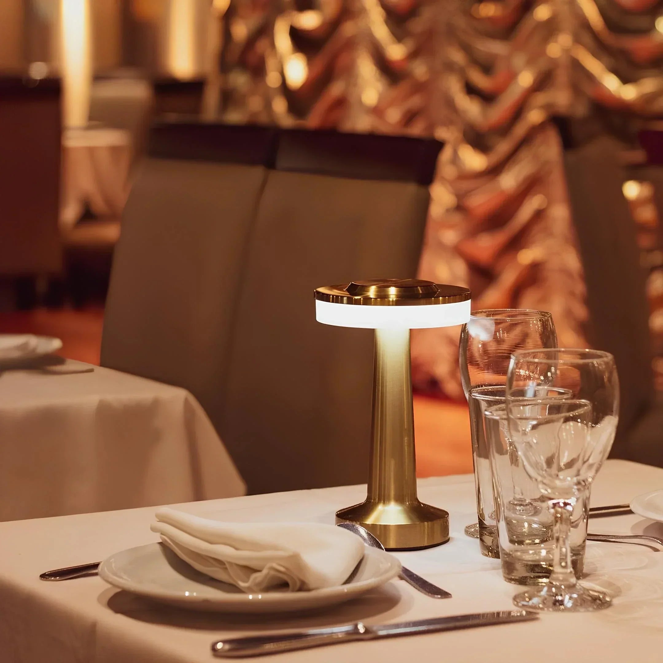 Wireless Retro Table Lamp Rechargeable Touch-Control Mood Light