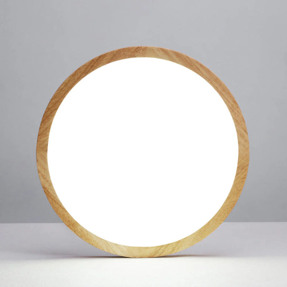 Modern Round Flush Ceiling Light Minimalist Japanese Style