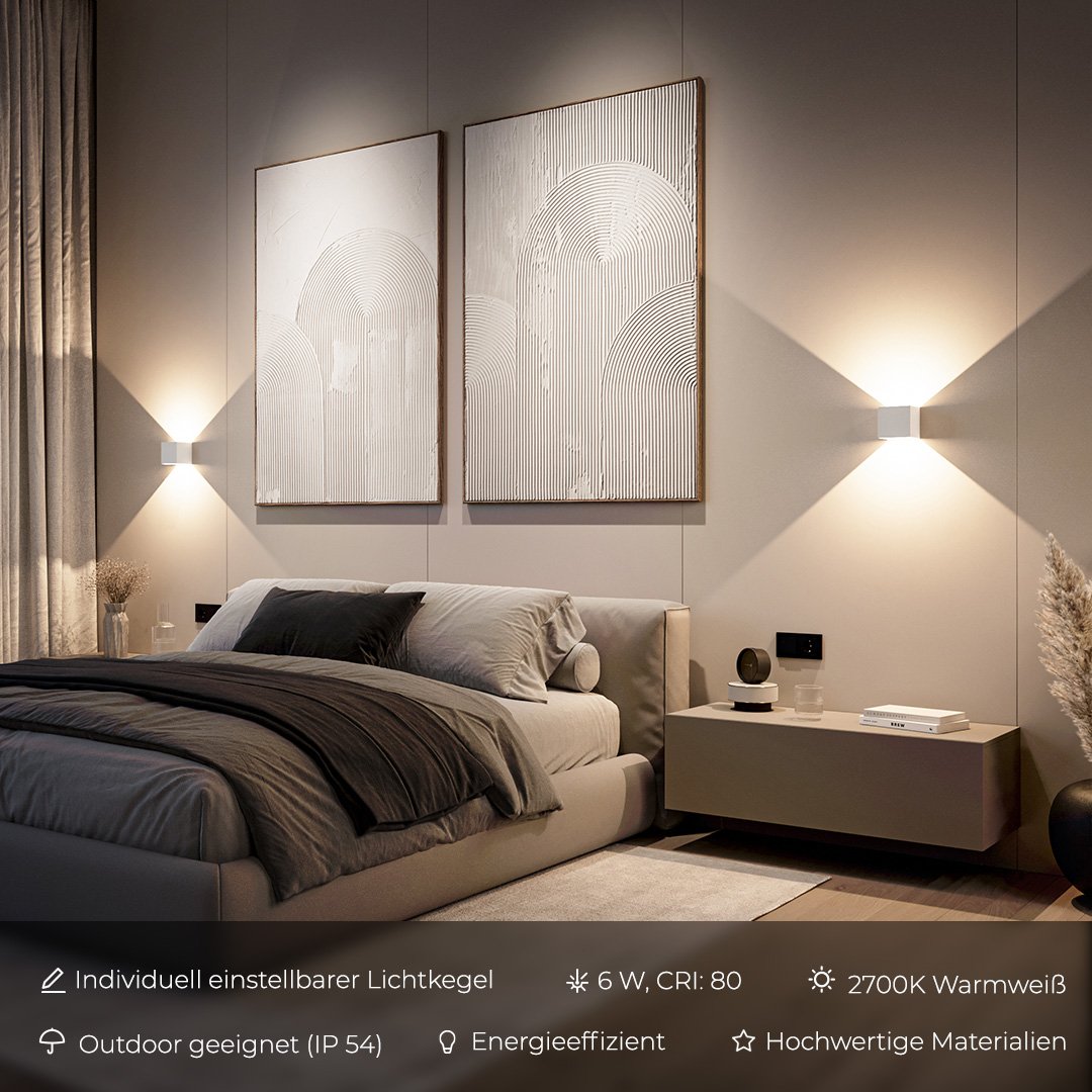 XenoFlex minimalist LED wall lamp