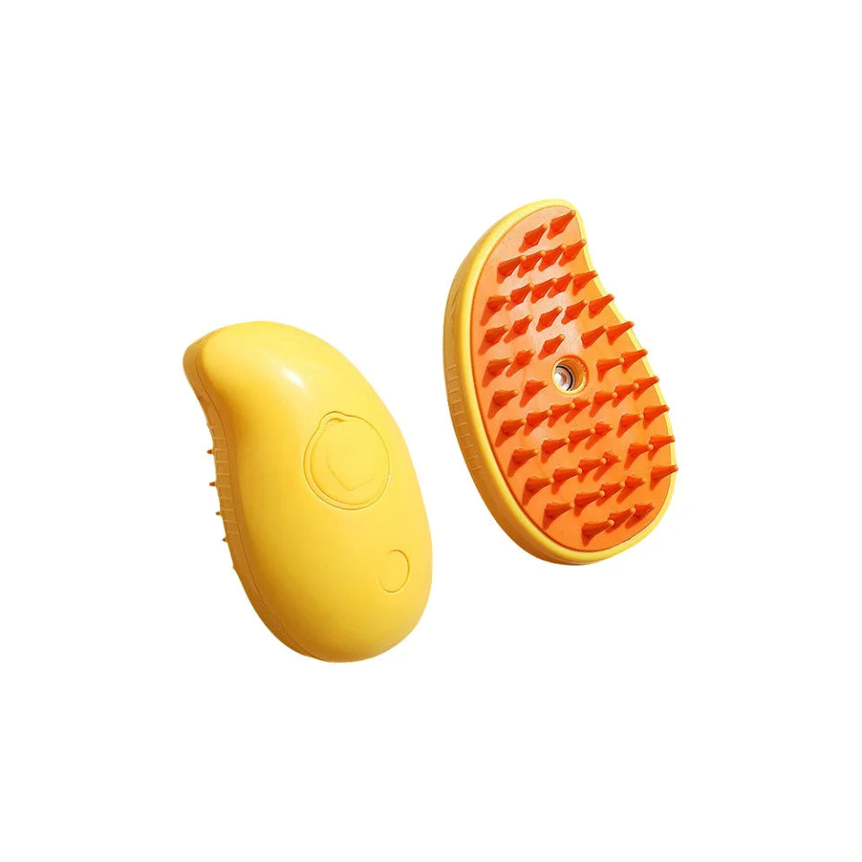 Pet Care Steam Brush Quick Fur Cleaning & Coat Shine Enhancer