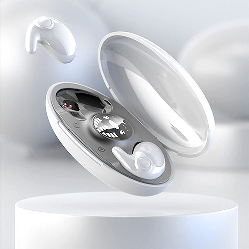 Invisible wireless earbuds with charging case