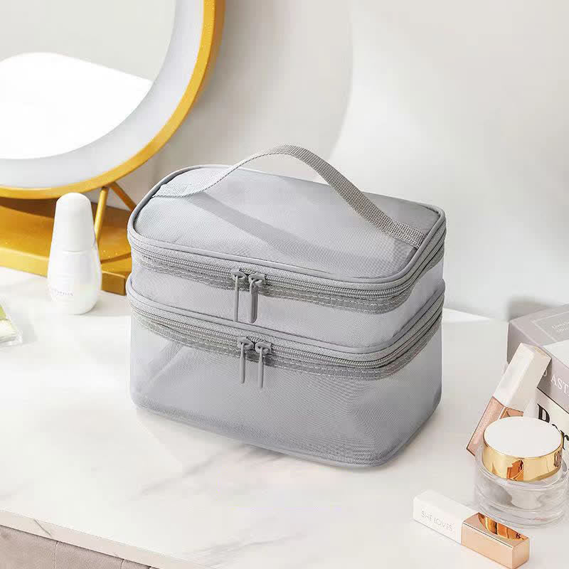 Mesh Storage Bag Hanging Organizer for Bathroom